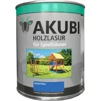 Karibu Holzlasur für Spielhäuser Ozeanblau 750 ml