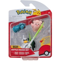 Pokémon PKW3057 Battle Figure Set-Piepi, Tanhel, Lauchzelot