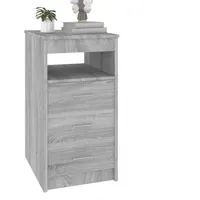 VidaXL Sideboard mit Schubladen Grau Sonoma 40x50x76 cm Holzwerkstoff