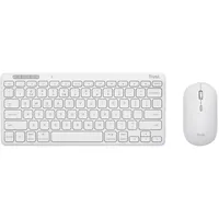 Trust Lyra Wireless Keyboard & Mouse Set, weiß, USB/Bluetooth,