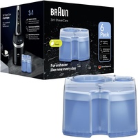 Braun 3-in-1 ShaverCare Reinigungskartuschen für Reinigungsstationen, 6er Pack