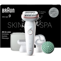 Braun Silk-épil 9 SkinSpa All-in-One Set, Epilierer Damen /