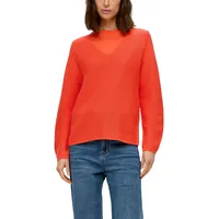 S.Oliver - Strickpullover mit V-Ausschnitt, Damen, Orange, 42