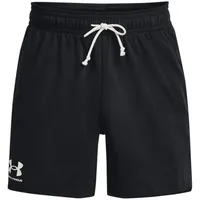 Under Armour Rival Terry 6in Kurze Hose - Black