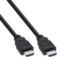 InLine HDMI Kabel, HDMI-High Speed, Stecker / Stecker, schwarz,