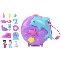 Mattel Polly Pocket Delfin Retten und Spielen Schatulle