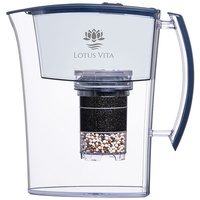 Lotus Vita Wasserfilter Kanne Lotus 1,6L - (blau)