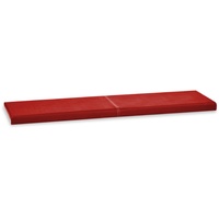 Lycce Klemmkissen Sitzkissen Kunstleder rot 115cm x 38cm