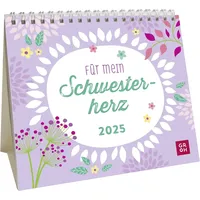 Groh Mini-Kalender 2025: Für mein Schwesterherz: