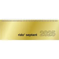 Rido-Ide Tischkalender 7036121915 Septant, 2025, 1 Woche auf 2
