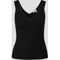 S.Oliver - Stricktop aus Viskosestretch, Damen, schwarz, 46