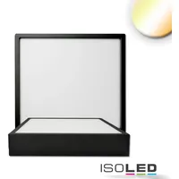 ISOLED LED Deckenleuchte PRO schwarz, 15W, 170x170mm, ColorSwitch 270030004000K,