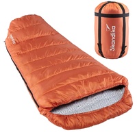 Skandika Schlafsack Vegas | XXL Mumienschlafsack mit Polycotton Innenfutter,