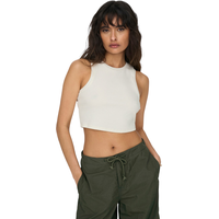 Only Vilma Jersey Sleeveless Cropped Tank Top ONLVILMA Slim