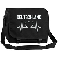 Multifanshop multifanshop® Messenger Tasche - Deutschland - Herzschlag -