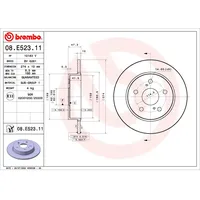 Brembo Bremsscheibe BREMBO 08.E523.11