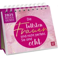 Groh Mini-Wochenkalender 2025: Die tollsten Frauen sind nicht perfekt,