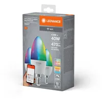 LEDVANCE Smart+ LED Kerzenlampe E14 4,9 W RGBW 3er