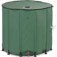 Hillvert Faltbarer Regenwassertank 1000 l Regenwassertonne Wassertank Garten Regenwasser