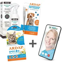 ARDAP Dr. Fressnapf Floh- und Zeckenschutz-Paket für Katzen S