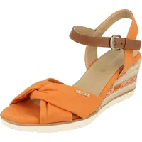 Tom Tailor Damen 5390040007 Keilsandale, orange, 40 EU