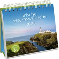 Pattloch Geschenkbuch Postkartenkalender 2025: Irische Segenswünsche