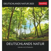 Harenberg Deutschlands Natur Postkartenkalender 2025 - Kalender mit 53