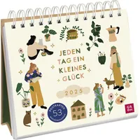 Groh Postkartenkalender 2025: Jeden Tag ein kleines Glück: Wochenkalender