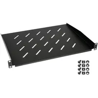 HMF 65499 Fachboden für Serverschrank 19 Zoll, 1 HE