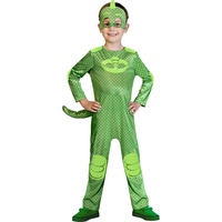 Amscan 9902955 - Kinderkostüm PJ Masks Gecko, Jumpsuit und