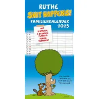Lappan Verlag Shit happens! Familienkalender 2025 (Deutsch)