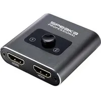 SpeaKa Professional SP-BDS-120 1+2 Port HDMI-Switch UHD 4K @