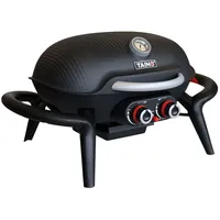 TAINO KENAI Gasgrill klein Tischgrill Outdoorküche Schwarz