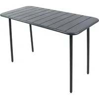 VCM Metall Bistrotisch Balkontisch Gartentisch Tisch Garten Camping 110x55