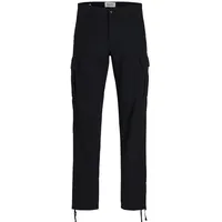 JACK & JONES Kane Barkley Cargohose Black 32 34