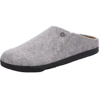 Birkenstock 1015080 Uni Tieffussbett-Pantoffel Zermatt Hell-Grau, Grau, 46 -