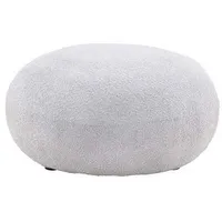 VCM ebuy24 Pouf Bologna hellgrau | Hellgrau