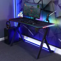 X Rocker Lumio Gaming-Schreibtisch mit RGB-Beleuchtung & App-Steuerung -