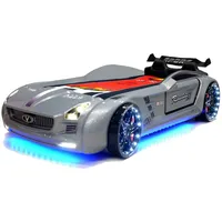 Aileenstore Autobett Kinderbett "Rio Roadster" LED Sound Sportsitze Lattenrost