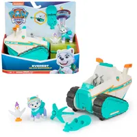 Spin Master PAW PATROL – Schneemobil mit Everest-Figur, Snowboard