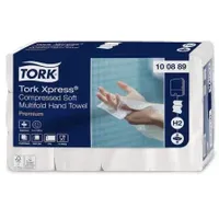 TORK Xpress komprimierte weiche Multifold-Papierhandtücher Weiß H2, Premium, 2‐lagig,