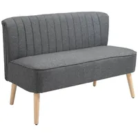 Homcom 2-Sitzer Stoffsofa als 117 x 56,5 x 77