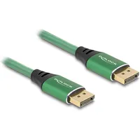 DeLock DisplayPort Kabel 16K 60 Hz 2 m grün