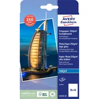 Avery Zweckform Premium C2550-20 Fotopapier 10 x 15cm 250