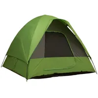 Outsunny Campingzelt für 4-5 Personen grün 300 x 300