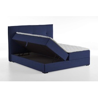 Atlantic Home Collection Boxbett »Lucy«, mit Bettkasten blau