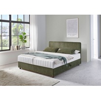 Atlantic Home Collection Bett "Corinna", grün, B:182cm H:97cm L:210cm,