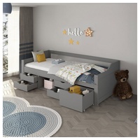 Home Deluxe Kinderbett COSMOS mit Schubladen und Matratze -