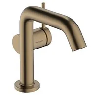 Hansgrohe Tecturis S Waschtischarmatur 73322140 Ausladung 110mm, Push-Open-Ablaufgarnitur, brushed