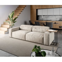 DeLife Big-Sofa Sirpio L 260x110 cm Cord Beige, Big